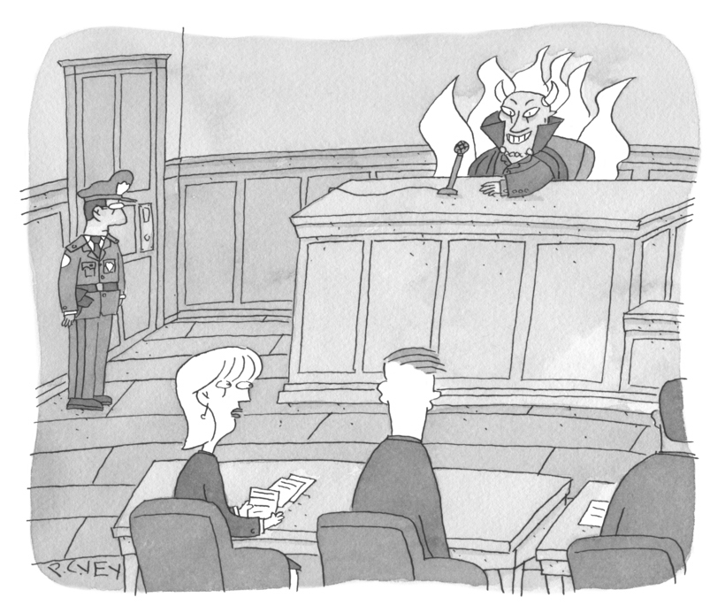 “As long as you don’t sign anything in blood you should be O.K.”