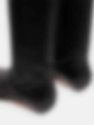 Allegra Riding Boot in Black Leather