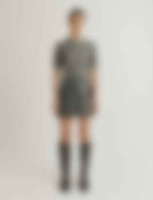 The Dez Sweater in Wool and Cashmere in Heather Grey
