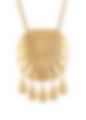 Petra Shell Necklace in Gold