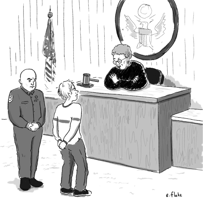 “Let the record show the defendant pleads, ‘O.K., boomer.’”