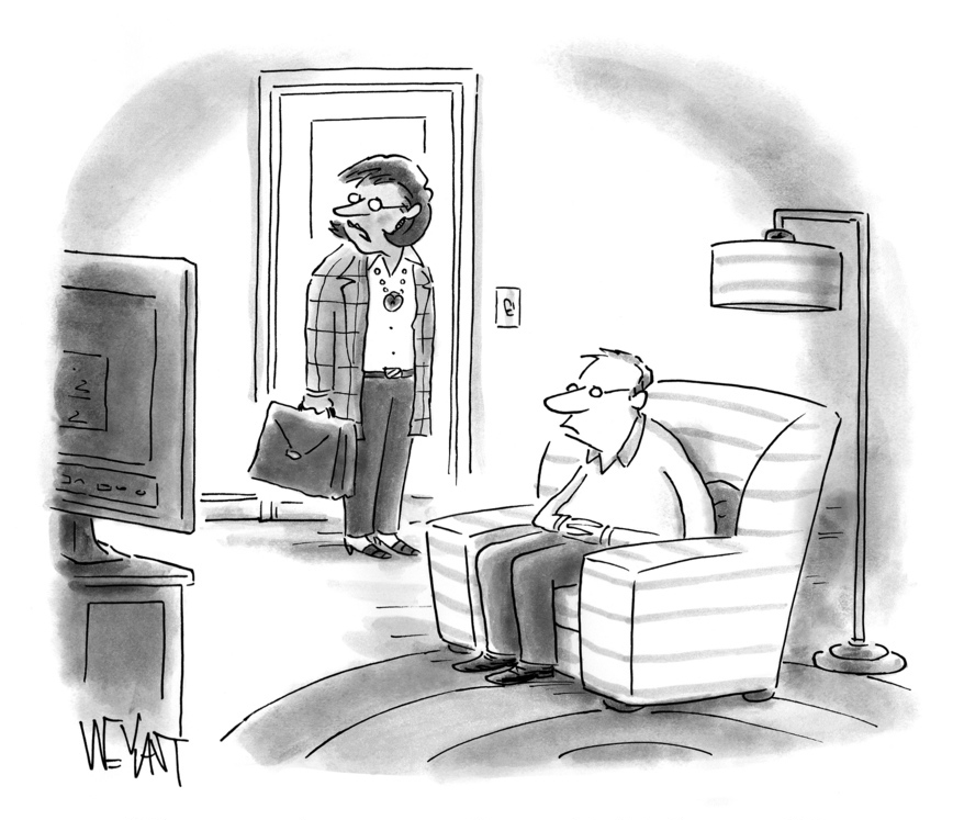 “What catastrophe are you watching now? Political or natural?”