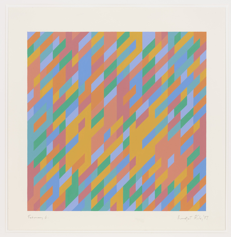 Bridget Riley. Studies: 1984–1997 at David Zwirner London in London ...