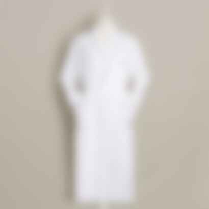 Linen Dressing Gown in White