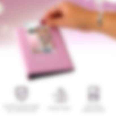 Zink Mini Photo Album 64-Pocket in Pink