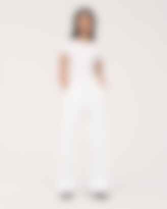 Carpenter Denim Pant in Off White