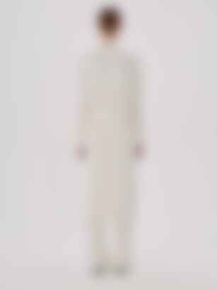 Elongated Robe in Vanilla