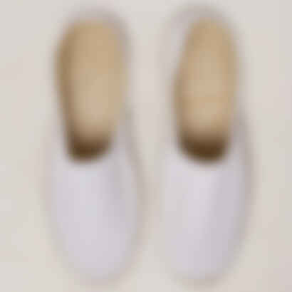 Suede Espadrilles With Rubber Sole in Light Grey
