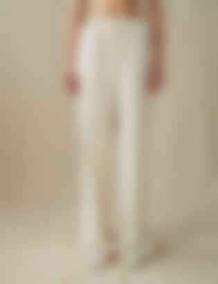 The Slouch Pants in Cotton Poplin