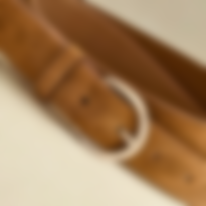 Classic Belt in Cognac Suede