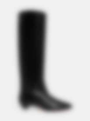 Allegra Riding Boot in Black Leather