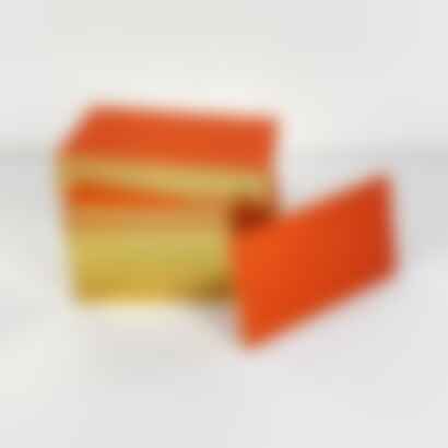 Wms&Co. Red Small Cards with Gold Edging at Air Supply