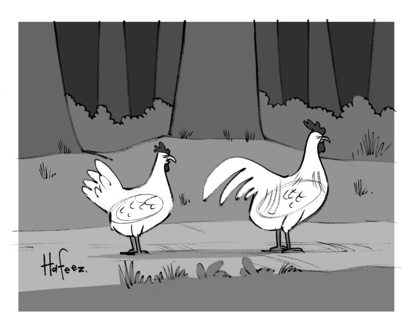 “O.K., Mr. Free Range—now we’re lost.”