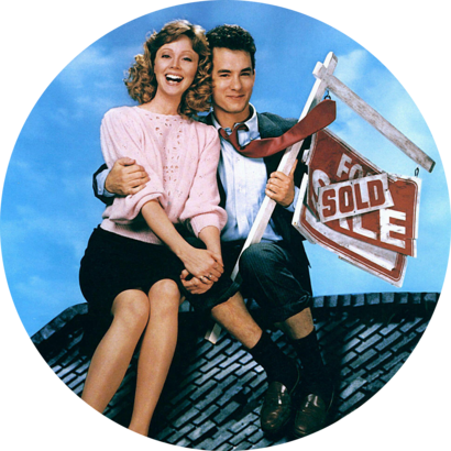 THE MONEY PIT, Shelley Long, Tom Hanks, 1986.