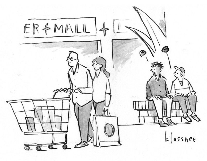 “Retail-shopping re-enactors.”