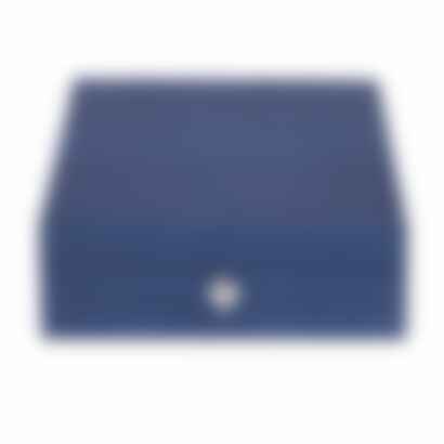 Heritage Chroma Four Watch Box in Navy Blue