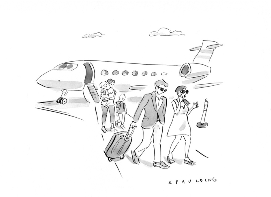 “It was awful—we got stuck sitting next to our kids the whole flight.”