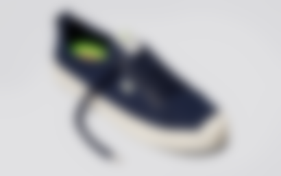 Women's Oca Low-Top Navy Canvas Sneaker