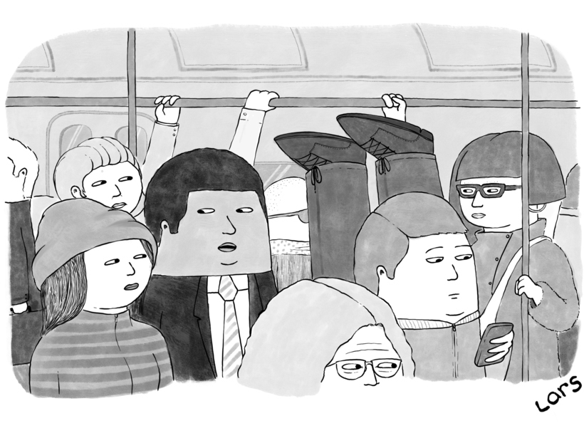 “You can always spot the tourists.”