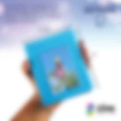 Zink Mini Photo Album 64-Pocket in Blue