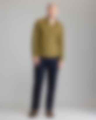 Long Sleeve Knit Yellowhammer Shirt in Olive