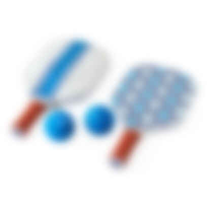 Basketweave Pickleball Set