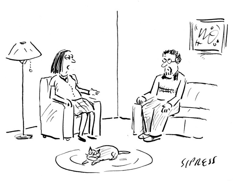“When I ask you what you’re thinking about and you say ‘Nothing,’ is that ‘nothing’ as in the Infinite Void, the emptiness of Zen, the nothingness of Sartre and Lacan, ex nihilo nihil fit, or what?”