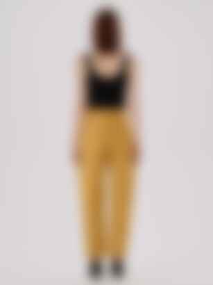 Curved Cargo Pant in Goldenrod