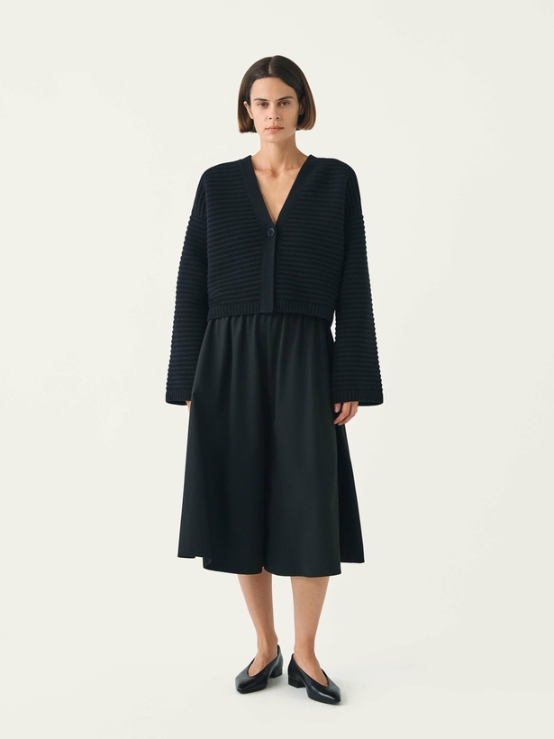 FFORME Luna Women's Horizontal Rib Cardigan at Air Supply