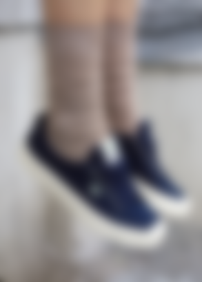 Women's Oca Low-Top Navy Canvas Sneaker