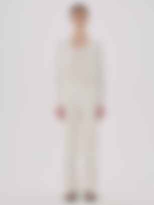 Elongated Robe in Vanilla