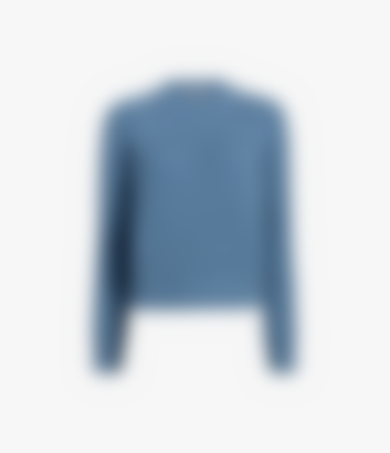 Cashmere Ribbed Sweater in Cornflower