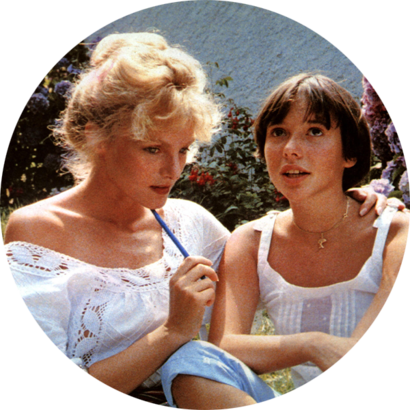 Pauline am Strand, (PAULINE A LA PLAGE) F 1983, Regie: Eric Rohmer, AMANDA LANGLET (mi), ARIELLE DOMBASLE (re)