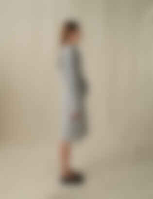 The Shirtdress in Sunwashed Stripe