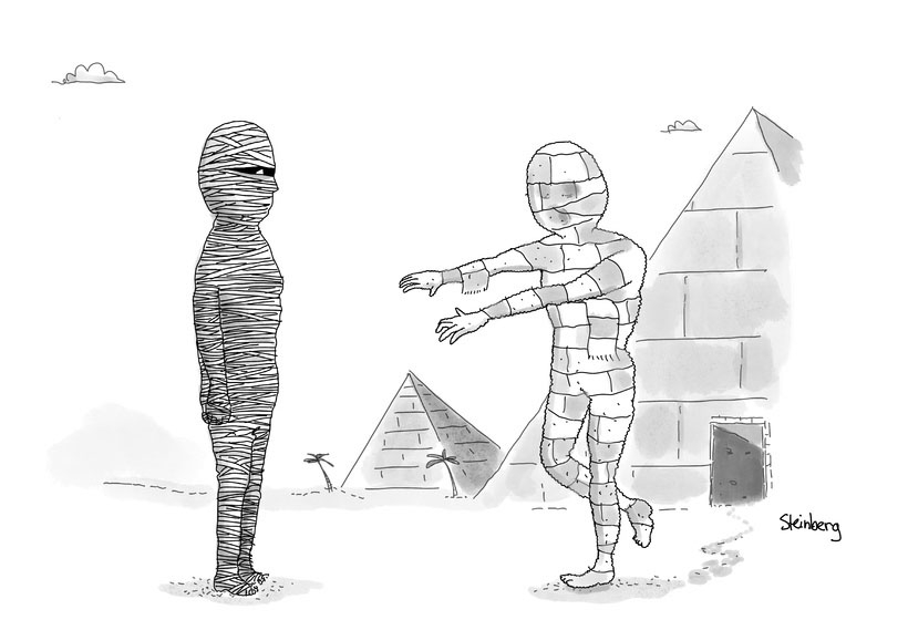 “I know, but my mom knitted it for me.”