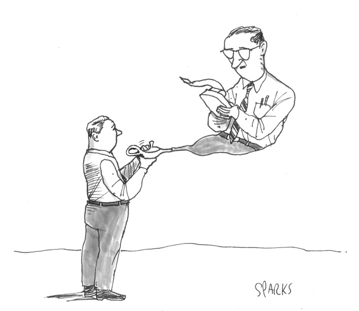 “After state and federal, you get just one wish, and it’s for half-off chicken wings.”