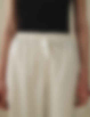 The Slouch Pants in Cotton Poplin
