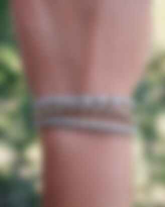 Reason Rope Bracelet in White