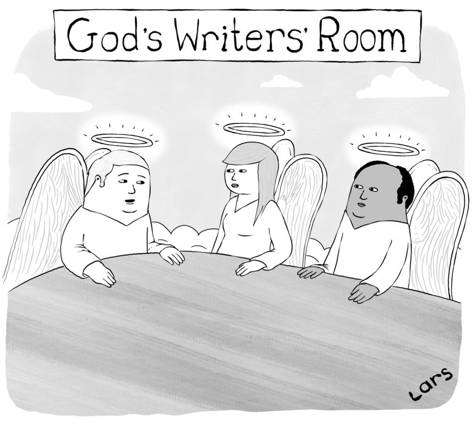 “I thought a fun runner might be humanity making the same mistakes over and over, but each time they’re like, ‘Whoa, we’re not doing that again!’”