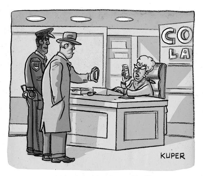 “Whom shall I say is arresting?”