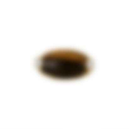 Oval Tigers Eye and Diamond Signet Ring