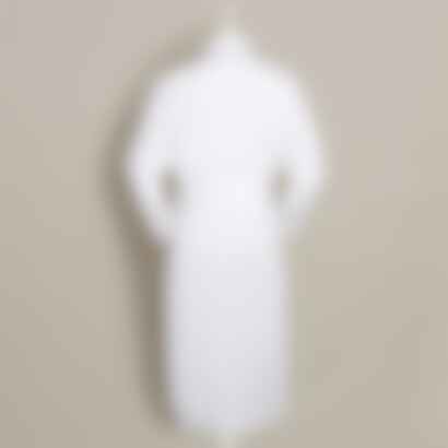 Linen Dressing Gown in White