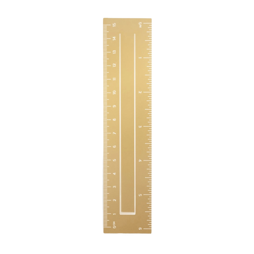 Tcb Ruler Pattern Brands Brass Bookmark Ruler at Air Supply