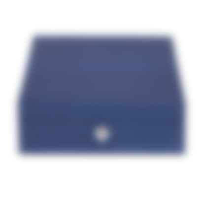 Heritage Chroma Four Watch Box in Navy Blue