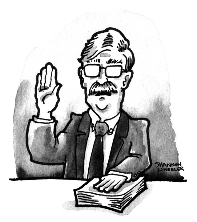 “I swear to sell my book, my whole book, and nothing but my book.”