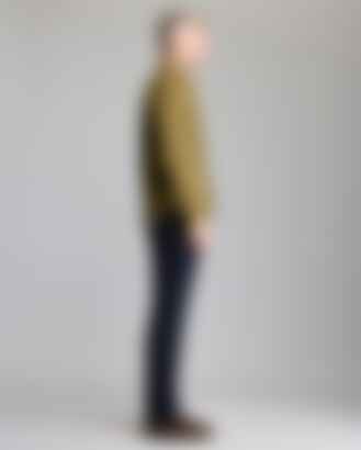 Long Sleeve Knit Yellowhammer Shirt in Olive