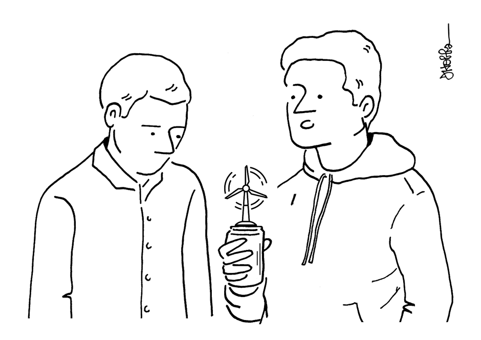 “It’s a renewable-energy drink.”