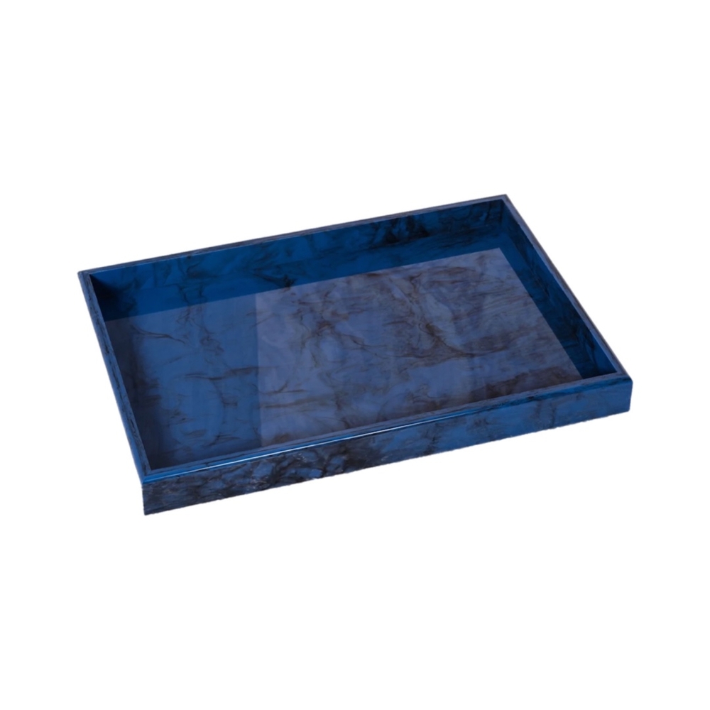 Edie Parker Large Tray in Blue Lapis at Air Supply