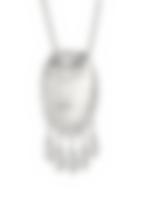 Petra Shell Necklace in Silver