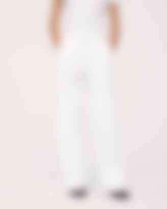 Carpenter Denim Pant in Off White